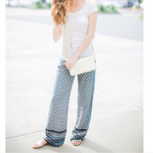 In Pink Lucy & Laurel Anthropologie Pink Boho